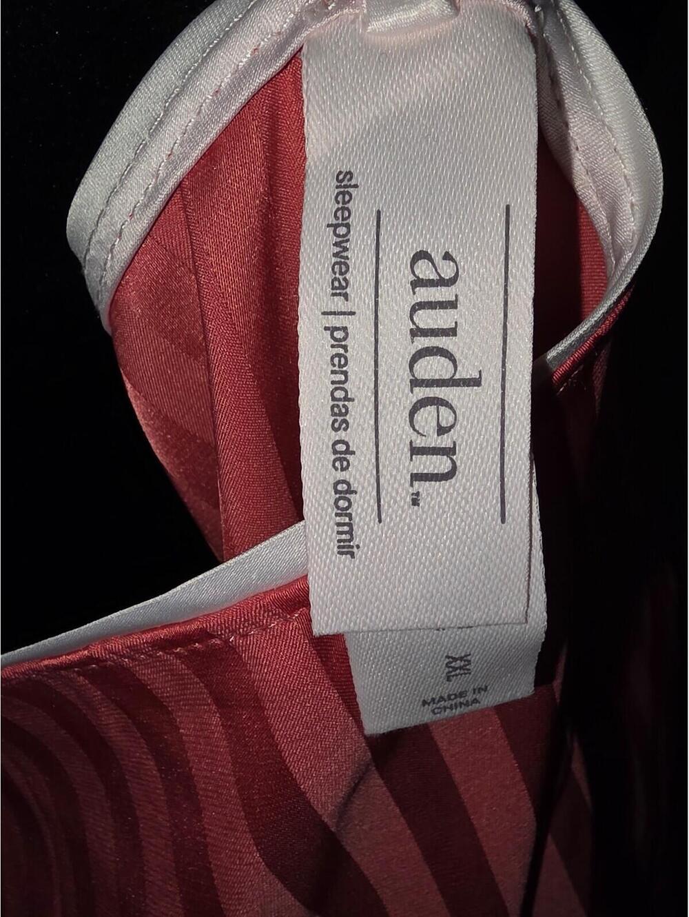 Auden Luxery Collection Shadow Striped Satin Pajama Chemise XXL - BNWT - Picture 5 of 5